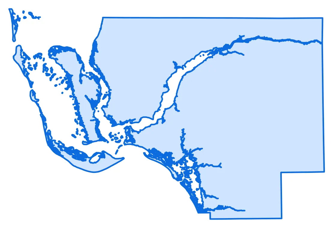 Pure View residential service coverage across Lee County, Florida